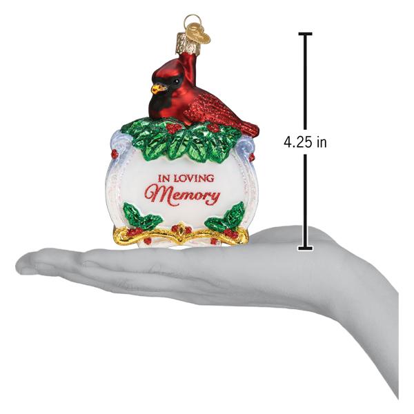 Memorial Cardinal Ornament