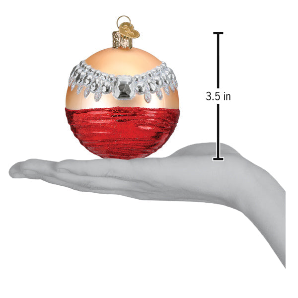 Girl's Best Friend Round Ornament