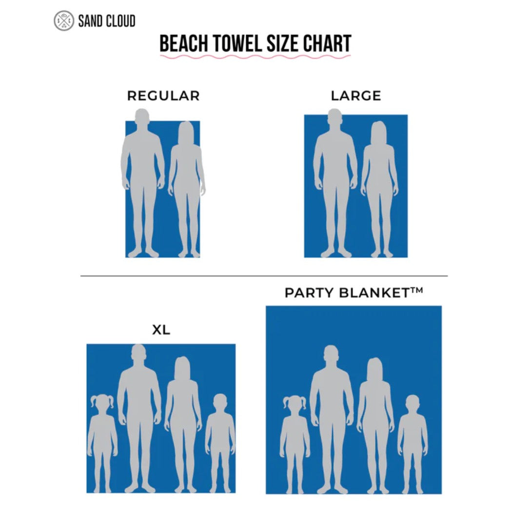 SANDCLOUD - TOWEL | Rumble Waves - Teal
