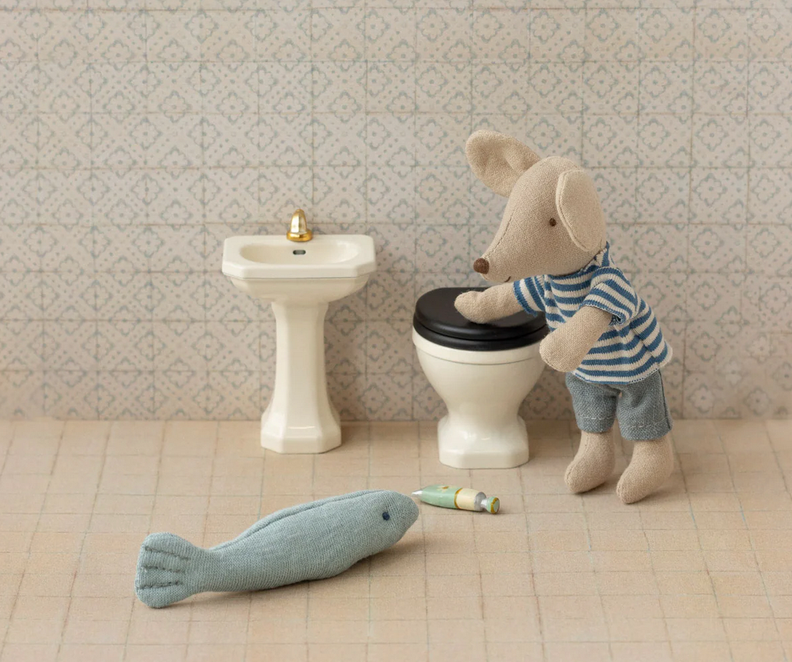 Bathroom sink for Mouse - Off white