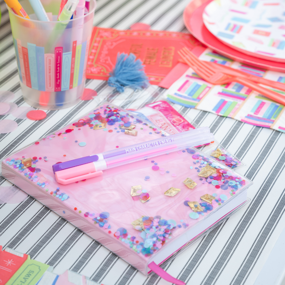 Book Club Confetti Notebook