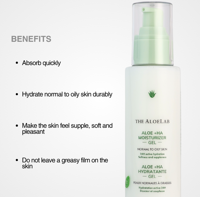 ALOE + HA MOISTURIZER GEL - The ALOELAB