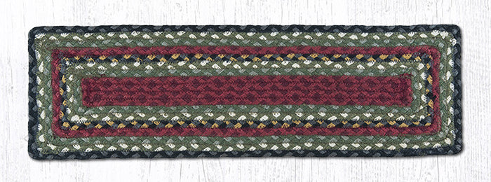 C-338 Burgundy/Olive/Charcoal Stair Tread
