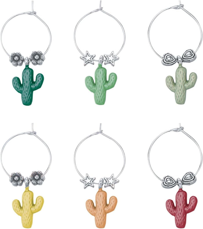 Cactus Wine Charms