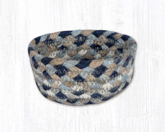 CB-005 Blue/Natural Braided Baskets