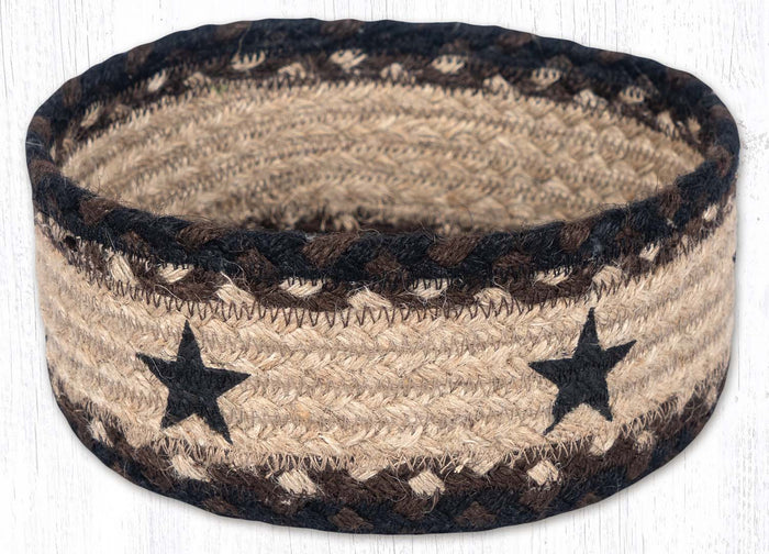 CBP-313 Black Stars Braided Basket
