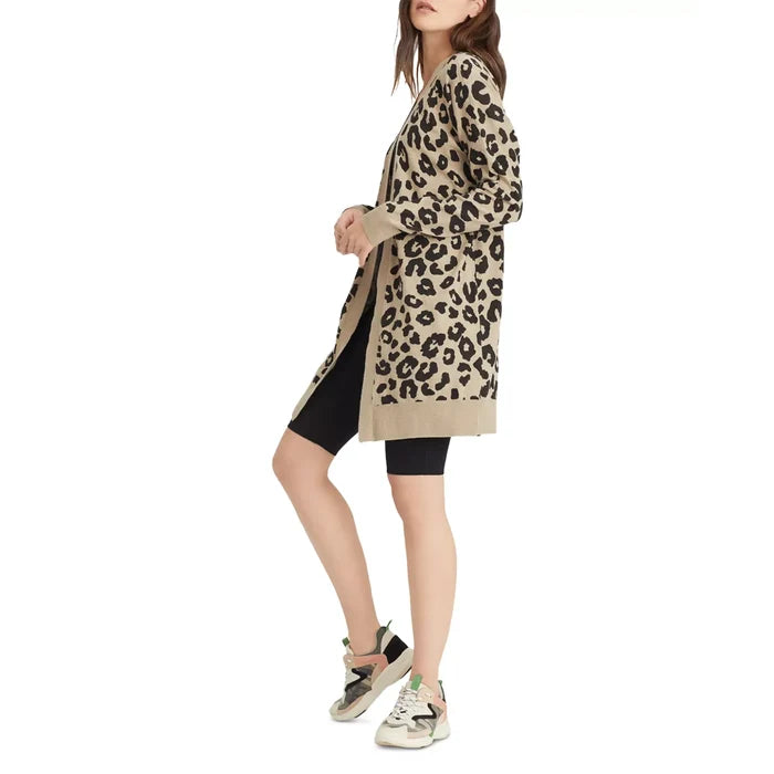 Sanctuary Play Leopard Print Cardigan