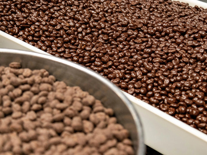 Devoción DARK CHOCOLATE COVERED COFFEE BEANS