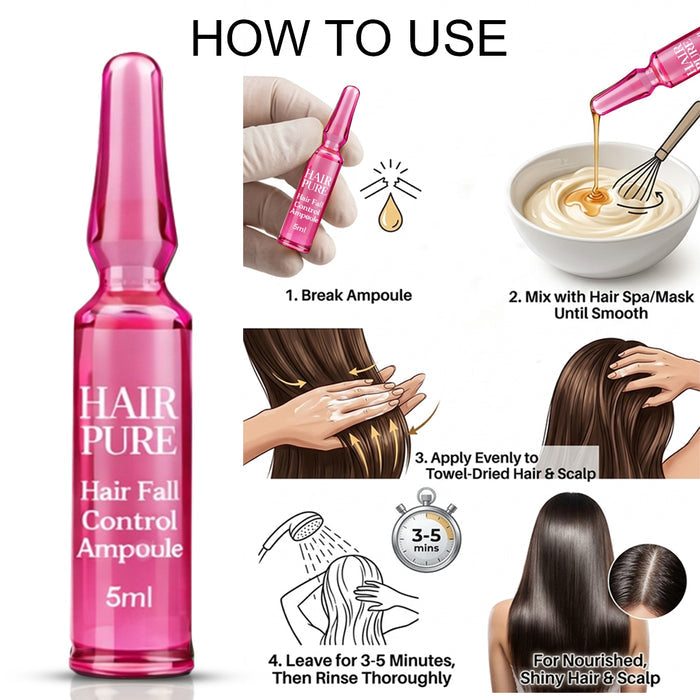 Hair Fall Control Ampoule 5ml | Strengthening Hair Treatment to Reduce Hair Fall & Breakage