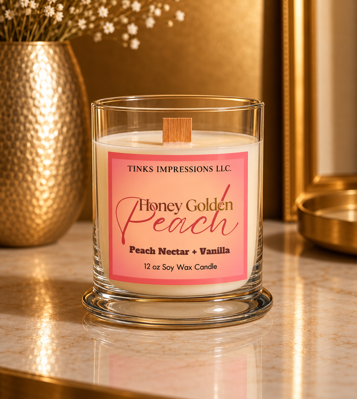 Honey Golden Peach Candle
