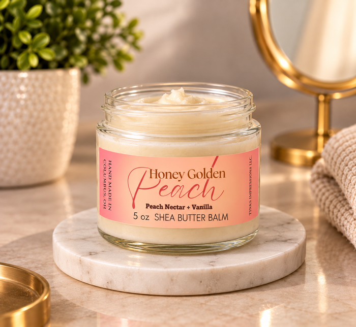 Honey Golden Peach Shea Butter Balm