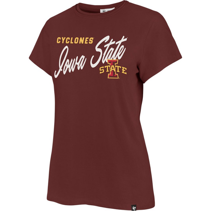 Iowa State Cyclones Women's Red Script T-Shirt