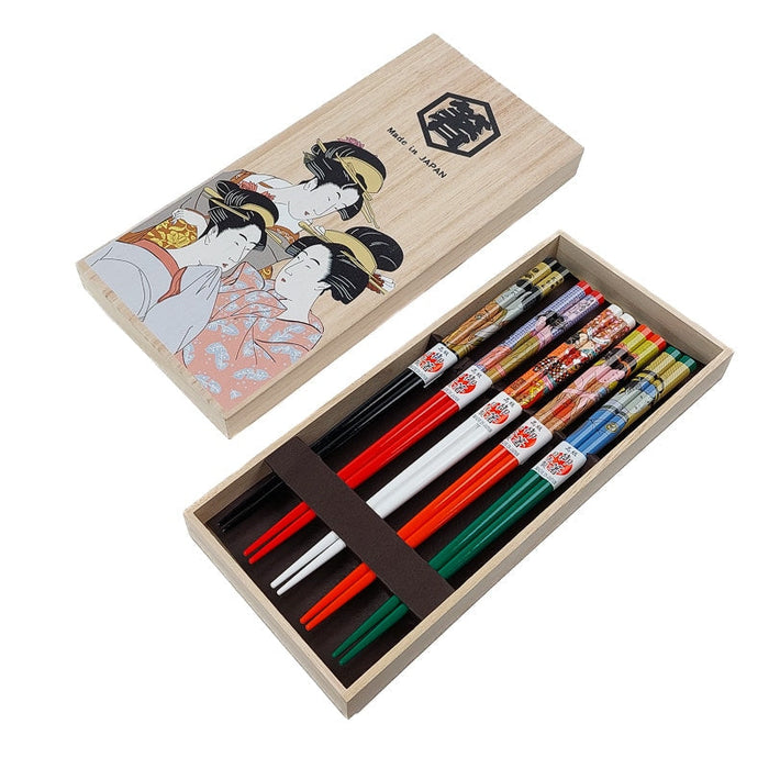Japanese Chopsticks Set Ukiyo-e