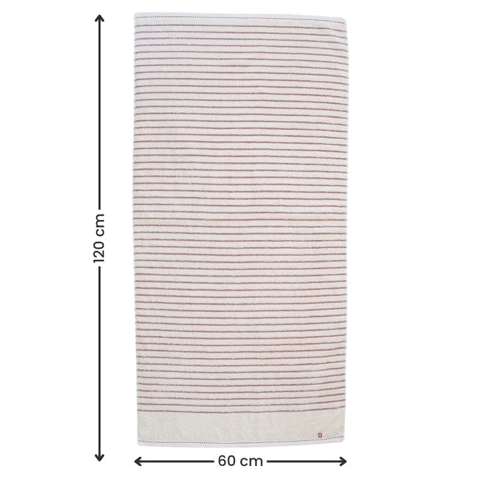 Japanese Towel - Red Striped
