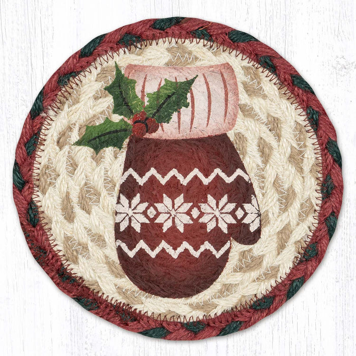LC-875 Red Mitten 7" Round