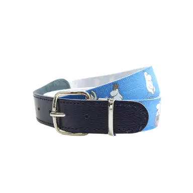 Veniz children's elastic belt light blue Moomin 25mm - Soposopo
