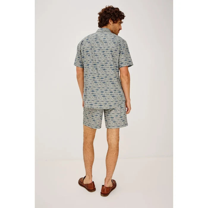 Rails Carson Shirt in Vintage Aquarium Etch