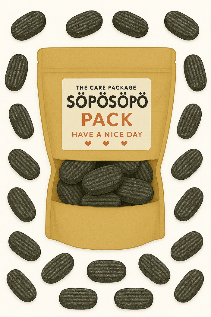 SÖPÖSÖPÖ Scandinavian Treat Pack - Halva Salmiakkijauhis – 150g SÖPÖSÖPÖ pack