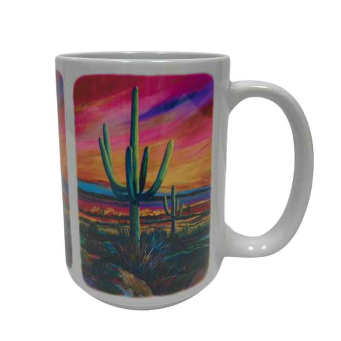Sunset Cactus Mug