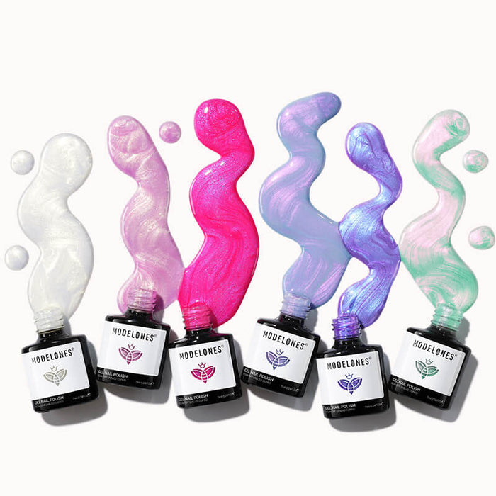 Unicorn Bliss Gel Polish Set MODELONES #unicorn-bliss