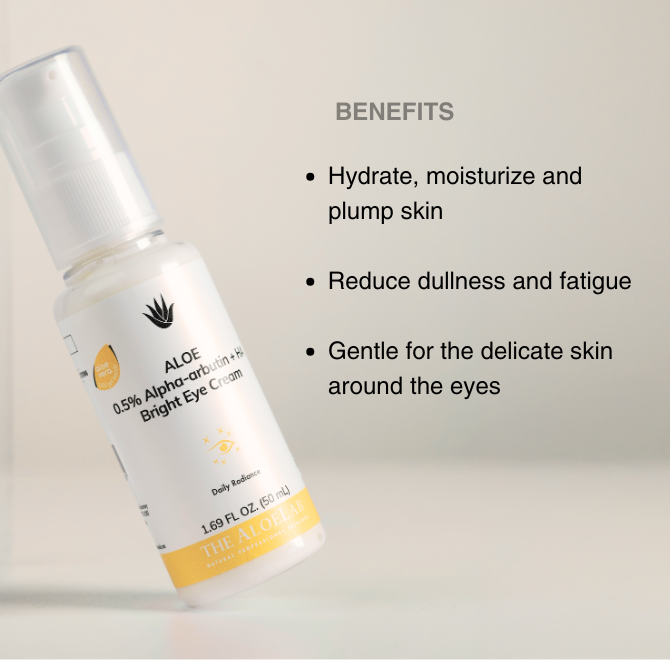 0.5% ALPHA-ARBUTIN +HA BRIGHT EYE CREAM - The ALOELAB