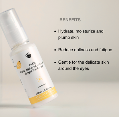 0.5% ALPHA-ARBUTIN +HA BRIGHT EYE CREAM - The ALOELAB