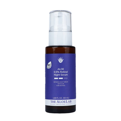 0.5% PURE RETINOL NIGHT SERUM - The ALOELAB
