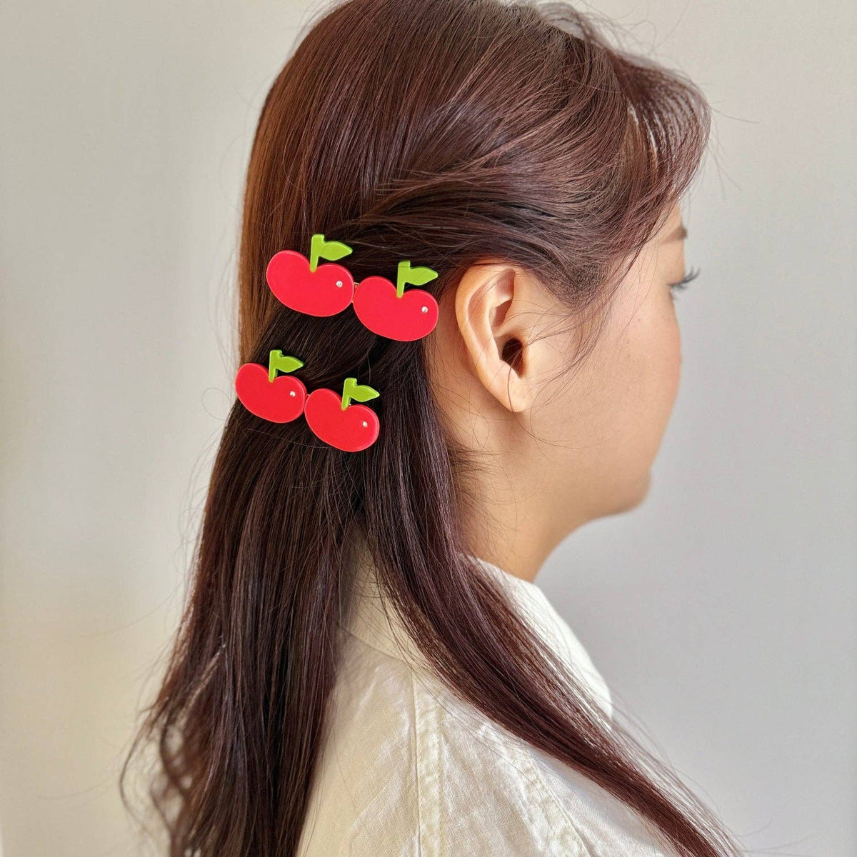 Apples Alligator Hair Clip