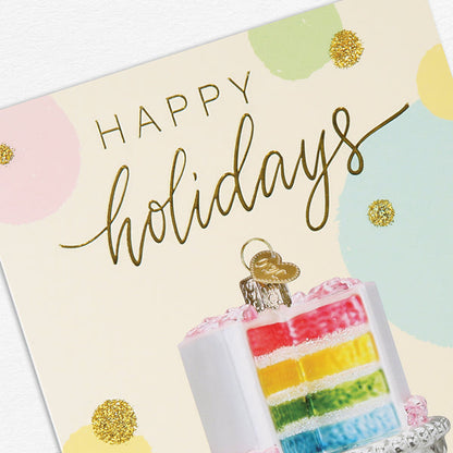 Cake Christmas Card