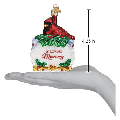 Memorial Cardinal Ornament