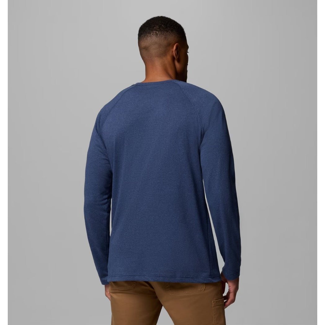 COLUMBIA - THISTLETOWN HILLS RAGLAN HENLEY | Dark Mountain Heather