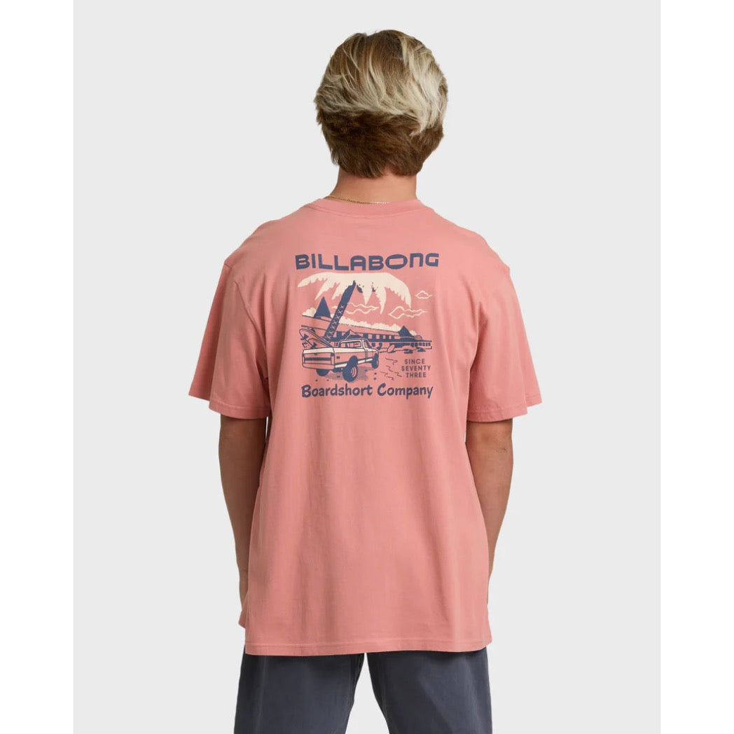 BILLABONG - TAILGATING PREMIUM SS TEE | Ash Rose