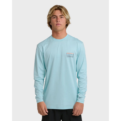 BILLABONG - RUNNER LOOSE FIT LS SURF SHIRT | Blue Heather