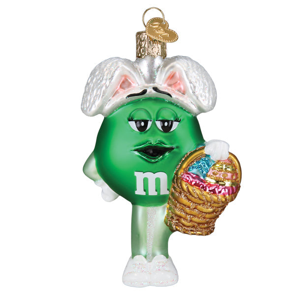 M&M'S Green Easter Ornament