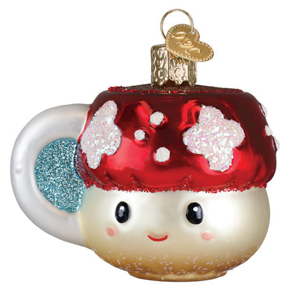 Mushroom Coffee Ornament