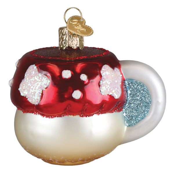 Mushroom Coffee Ornament