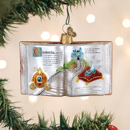 Cinderella Book Ornament