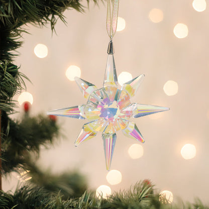 Radiant Crystal Starflake Ornament