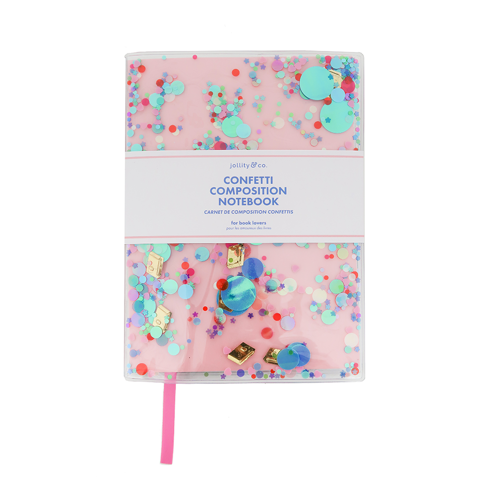 Book Club Confetti Notebook
