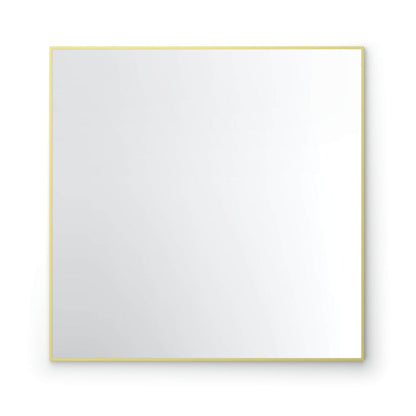 36" x 36" Shatterproof Wall Mount Metal Frame Mirror - FM1-3636