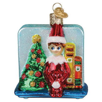 Scout Elf Storytime Ornament