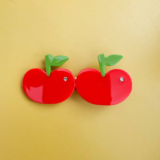 Apples Alligator Hair Clip
