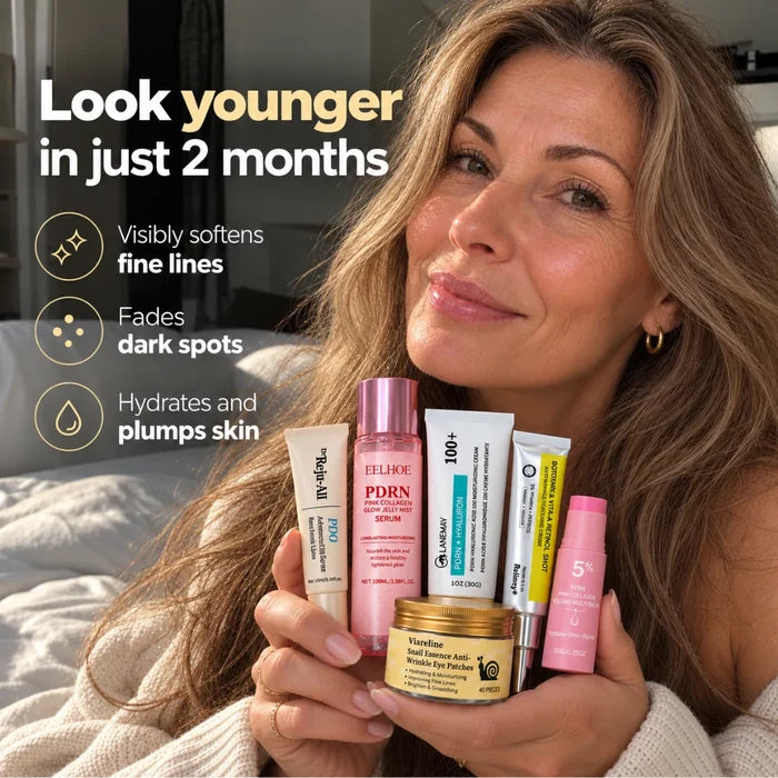 6-Piece Korean Skin Renewal Set + 2 Free Gifts