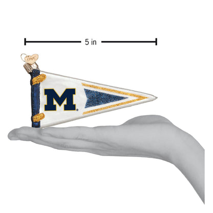 Michigan Pennant Ornament