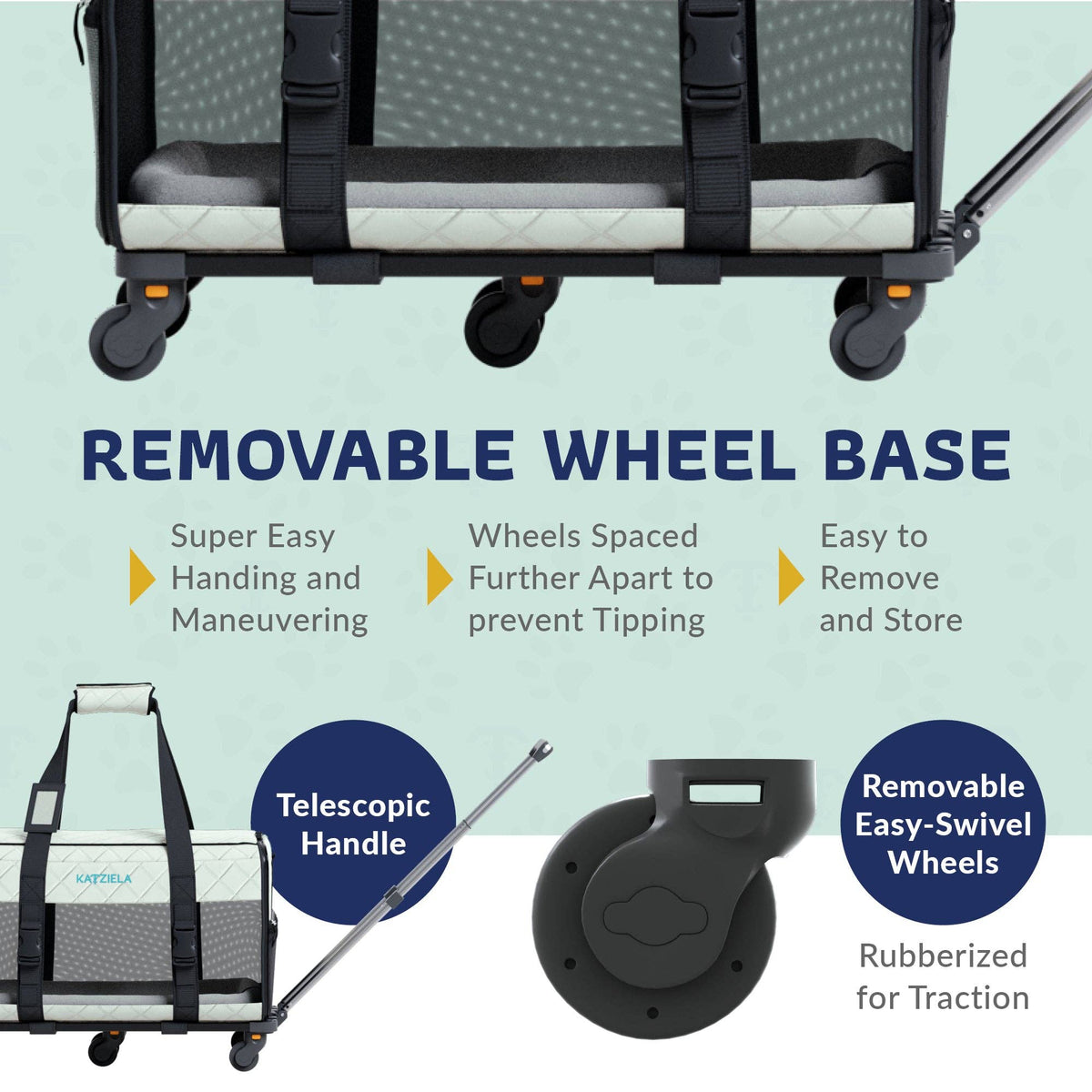 Katziela - Katziela® Quilted Chariot PRO Pet Carrier