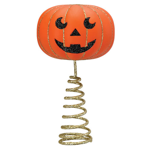 Mini Pumpkin Head Tree Topper