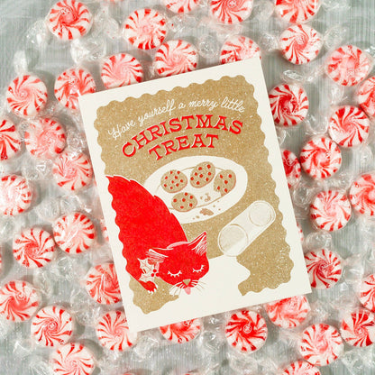 Christmas Treat - Risograph Card