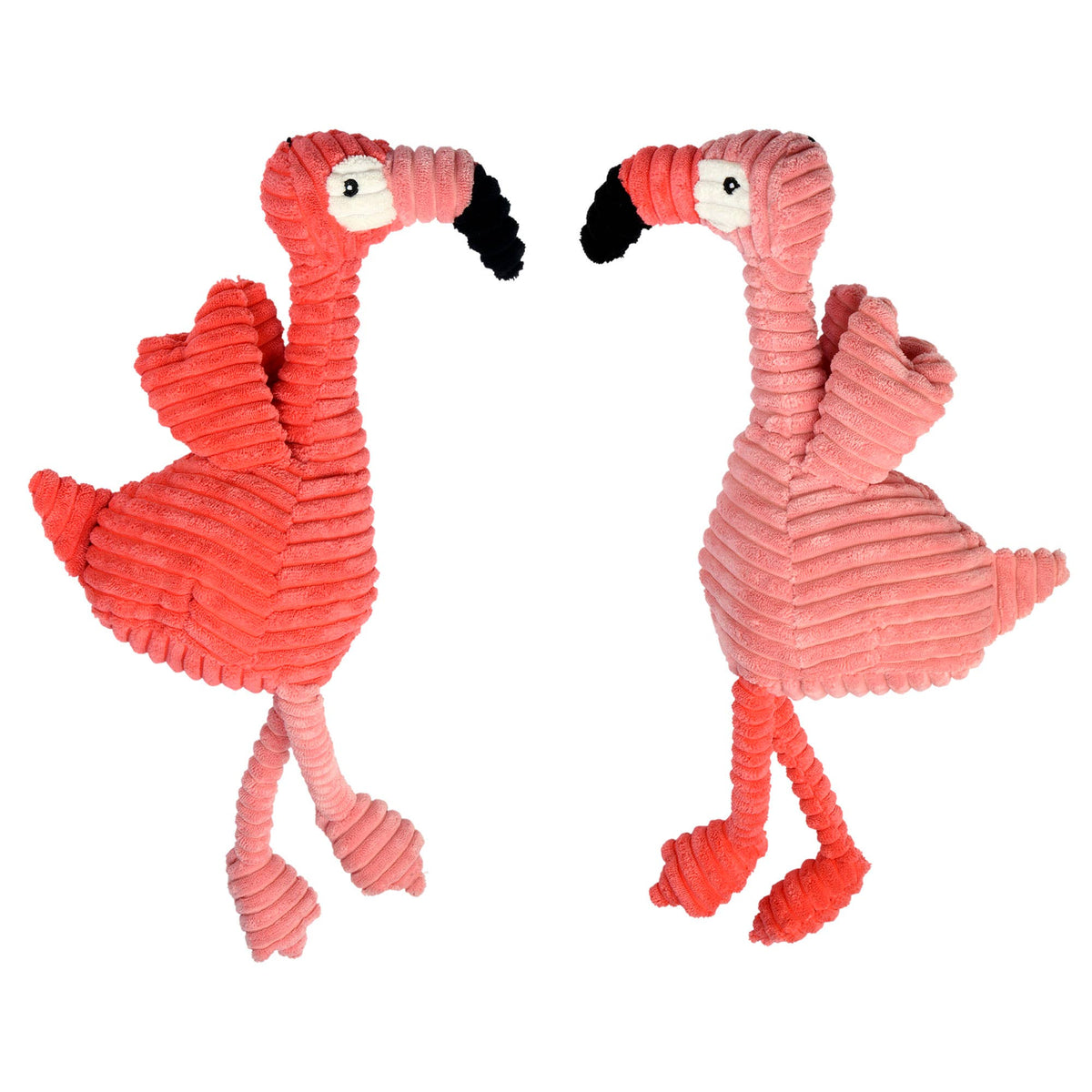 Flamingo Plush Dog Toy 17"