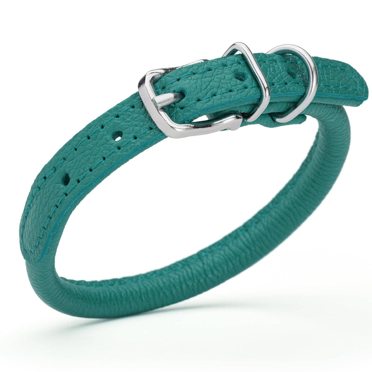 Dogline - Soft Leather Round Collar