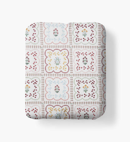 Percale Fitted Sheet - Lottie